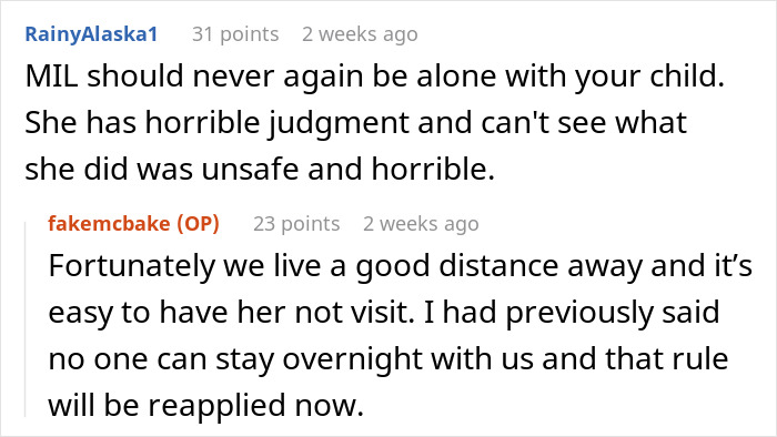 MIL Lets Infant Sleep Unsafely And Go Without Food For 7 Hours, Stunned When Banned From Babysitting MIL Lets Infant Sleep Unsafely And Go Without Food For 7 Hours, Stunned When Banned From Babysitting