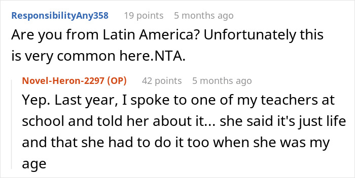 Reddit comments discussing experiences with siblings used as babysitters. Reddit comments discussing experiences with siblings used as babysitters.