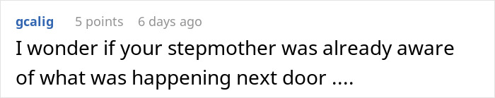 Comment from a discussion about a neighbor noise issue involving the police.