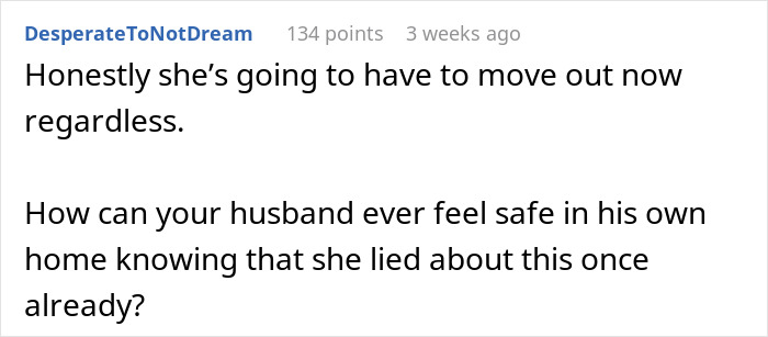 A comment discussing family dynamics after a teen lied about her stepdad, leading to talk of moving out and divorce. A comment discussing family dynamics after a teen lied about her stepdad, leading to talk of moving out and divorce.