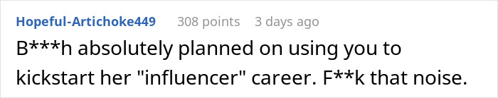 Reddit comment discussing a creepy and invasive gift situation. Reddit comment discussing a creepy and invasive gift situation.