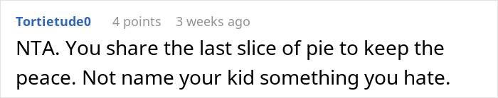 Text conversation about breaking family tradition naming a baby. Text conversation about breaking family tradition naming a baby.
