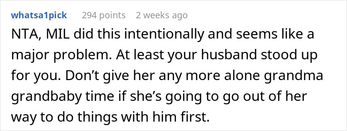 Comment about new mom feeling manipulated over missing baby's firsts. Comment about new mom feeling manipulated over missing baby's firsts.