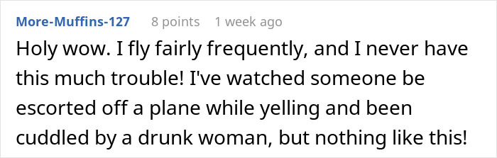 Comment on frequent flyer experience and unusual airport events. Comment on frequent flyer experience and unusual airport events.