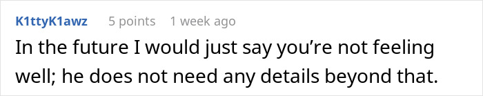 A comment suggesting a simple response for teacher clocking periods. A comment suggesting a simple response for teacher clocking periods.