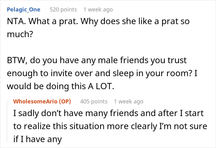 Reddit comments discussing a roommate's boyfriend moving in disagreement.