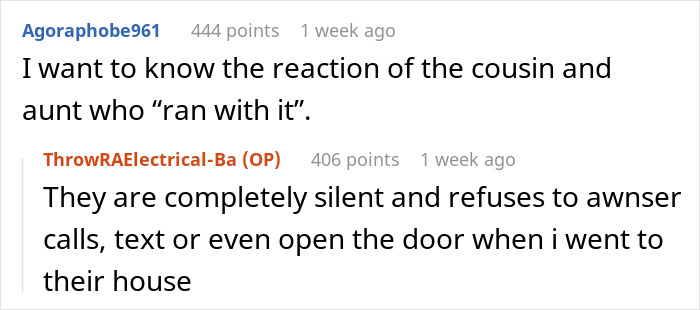 Reddit comments discussing family reactions to a teen's false claim about her stepdad. Reddit comments discussing family reactions to a teen's false claim about her stepdad.
