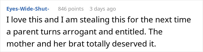 Comment on a post about a train passenger dealing with an entitled mom and her bratty kid. Comment on a post about a train passenger dealing with an entitled mom and her bratty kid.