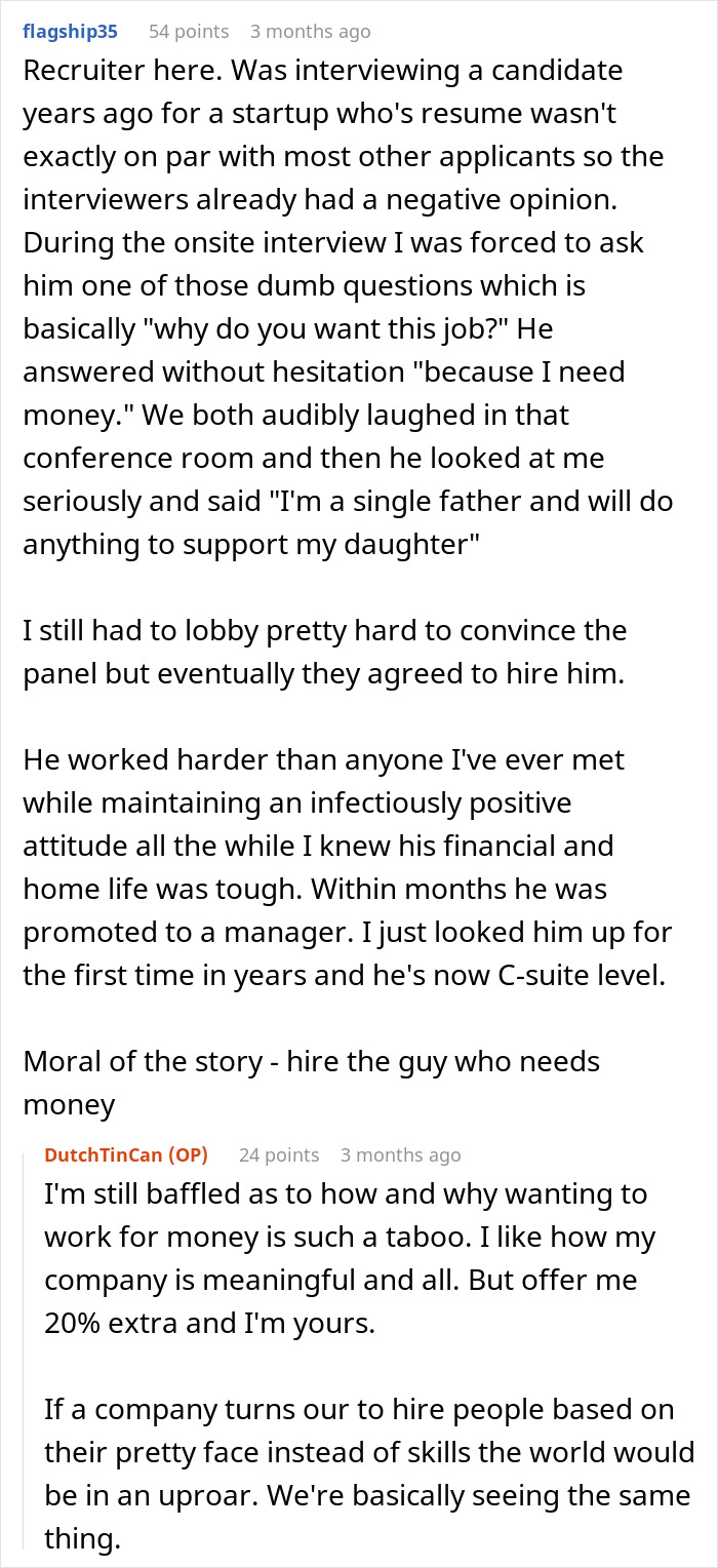 &ldquo;My Recruiter Is Crying, I'm Crying&rdquo;: Perfect Candidate Rejected For Wanting To Be Paid