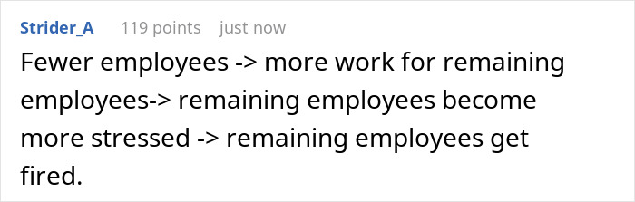 Text comment about employee stress and layoffs related to YesMadam situation.
