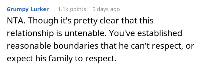 Reddit comment discussing toxic sister testing boundaries in relationship tensions. Reddit comment discussing toxic sister testing boundaries in relationship tensions.