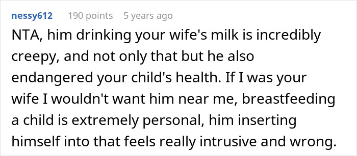 Comment addressing concerns over replacing breast milk with cow milk. Comment addressing concerns over replacing breast milk with cow milk.