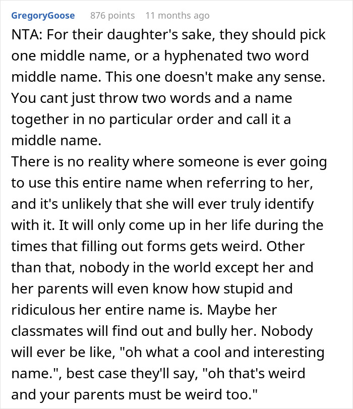 &ldquo;AITA For Telling My Sister That Her Baby Name Is Weird?&rdquo;