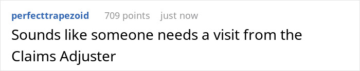 Comment on YesMadam's alleged firing, suggesting the need for a claims adjuster.