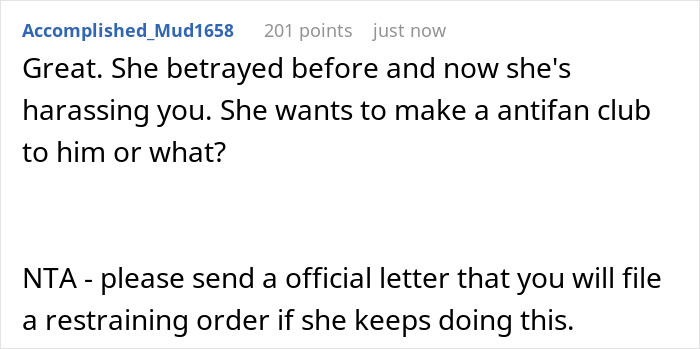 Text conversation about ex-friend, betrayal, and hospital, discussing restraining order advice.