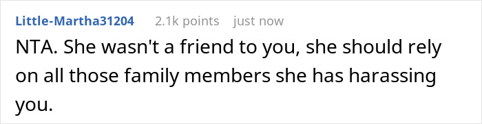 Text from a user discussing issues with an ex-friend's brother related to hospital matters.