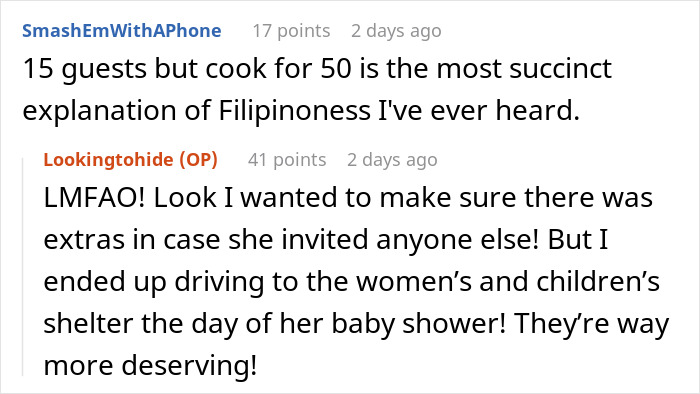 Reddit comments about woman not delivering food for baby shower she was uninvited from. Reddit comments about woman not delivering food for baby shower she was uninvited from.