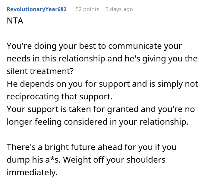 Reddit comment discussing relationship advice about a man's toxic sister affecting his girlfriend. Reddit comment discussing relationship advice about a man's toxic sister affecting his girlfriend.