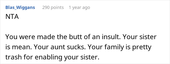 Reddit comment criticizing family dynamics related to a joke about pregnant mistresses. Reddit comment criticizing family dynamics related to a joke about pregnant mistresses.