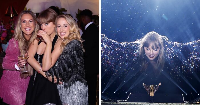 Taylor Swift’s “Blurred” Ring Finger In Wrap Party Pics Sparks More Travis Kelce Engagement Rumors