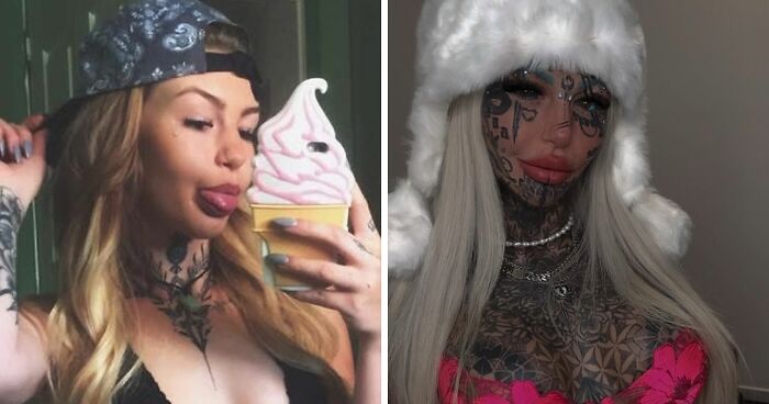 Australia’s Most Tattooed Woman Who Spent $218k On Ink Shares Stunning Before-And-After Photos