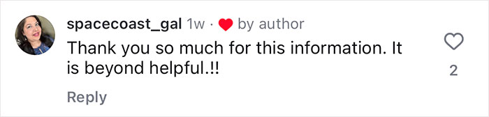 Comment expressing gratitude for a dentist's dental insurance breakdown.