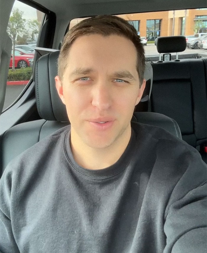 Man in car reconsiders his dad's role as a family sacrificer.