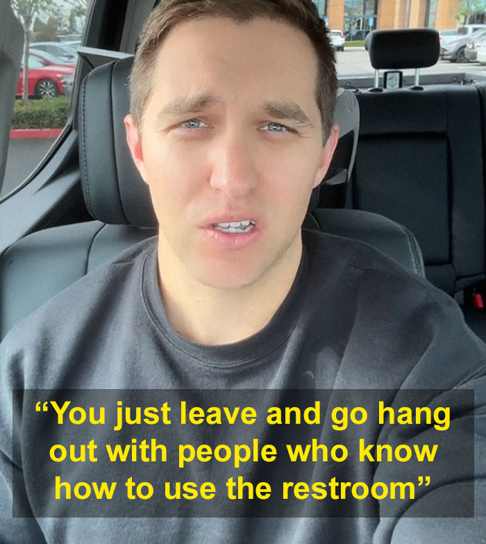 Man in a car sharing his realization about his dad with a quote overlay: &ldquo;You just leave and go hang out with people&hellip;&rdquo;