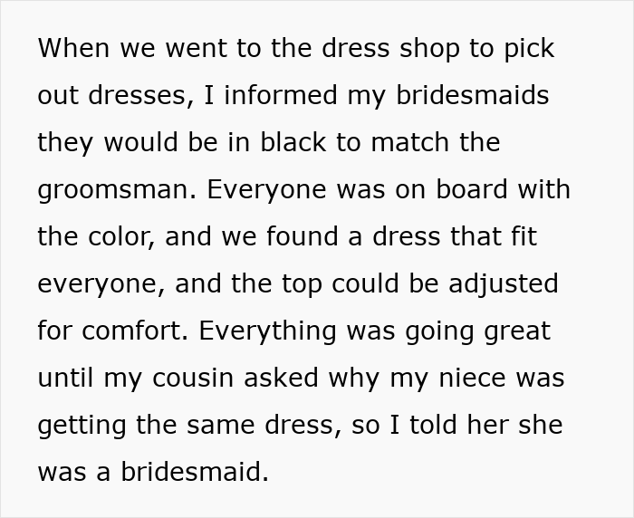 &ldquo;I Wanted To Cry&rdquo;: Bride Embarrasses Cousin By Having Her Thrown Out By Security For Her Dress