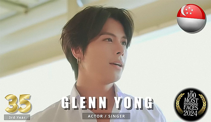 "Glenn Yong, actor and singer, featured in &lsquo;The Independent Critics&rsquo; 2024 list of most handsome men.