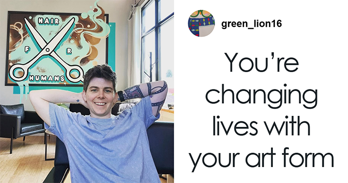 Hairdresser Creates Safe Space For Inclusive Cuts After Being “Treated Differently” In Salons