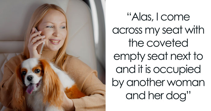 Tall Woman Nearly Has Her Spacious Seat Nabbed By Passenger With Dog, Puts Her Foot Down