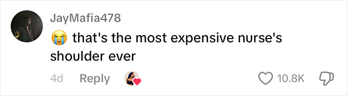 Social media comment about an insane hospital bill.