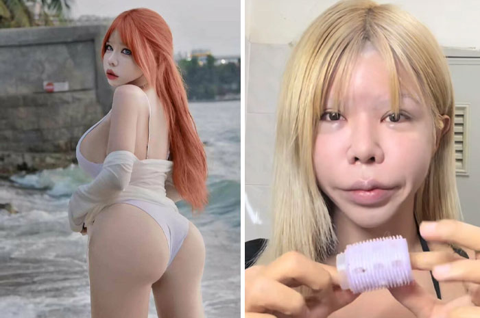 Y en la derecha aún tiene algunos filtros