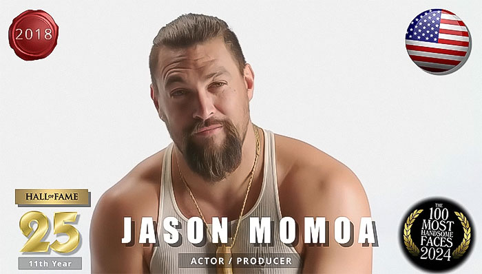 Handsome man in a white tank top, part of 2024's most handsome rankings by The Independent Critics.