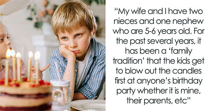 Couple Is Sick Of Relatives’ Kids Always Blowing Out Everyone’s B-Day Candles, Starts Avoiding Them