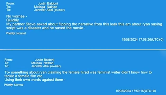 Justin Baldoni Orchestrated Smear Campaign Against Blake Lively, Text Messages Reveal Justin Baldoni Orchestrated Smear Campaign Against Blake Lively, Text Messages Reveal