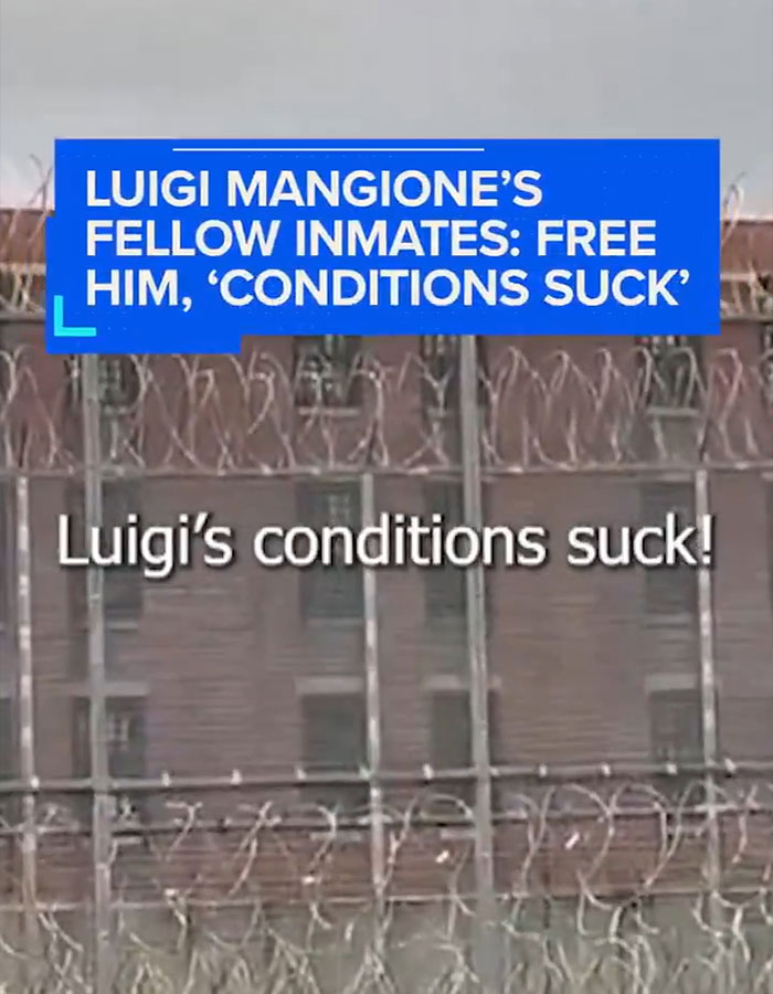 &ldquo;Complete Chaos&rdquo;: Luigi Mangione&rsquo;s Inmates Expose His &ldquo;Terrible&rdquo; Conditions During Live Broadcast