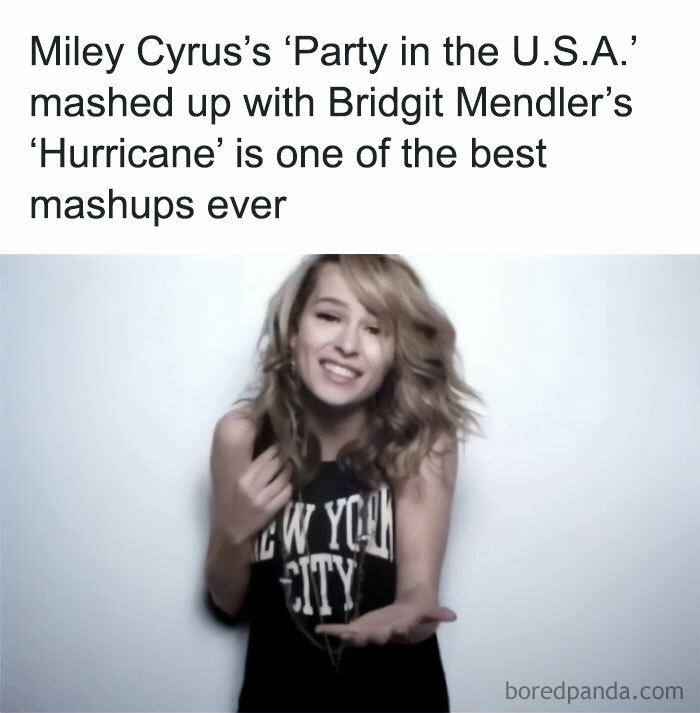 Person smiling in a nostalgic mashup post related to childhood shows.