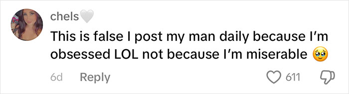 “You're Actually Miserable”: Woman Says Excessively Posting Partner Online Isn’t A Good Sign “You're Actually Miserable”: Woman Says Excessively Posting Partner Online Isn’t A Good Sign