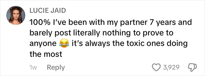 “You're Actually Miserable”: Woman Says Excessively Posting Partner Online Isn’t A Good Sign “You're Actually Miserable”: Woman Says Excessively Posting Partner Online Isn’t A Good Sign