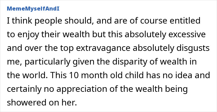 Text criticizing Dubai housewife for extravagant Christmas gifts highlighted.