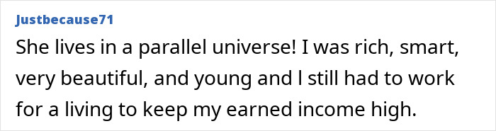 Comment criticizing Dubai housewife for display of wealth during Christmas.