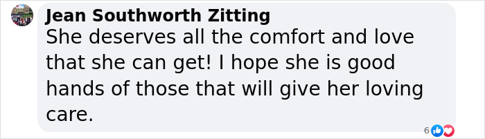 Comment expressing hope and care for the rescued elephant's well-being. Comment expressing hope and care for the rescued elephant's well-being.