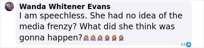 Text message expressing surprise at media frenzy, featuring six facepalm emojis. Text message expressing surprise at media frenzy, featuring six facepalm emojis.