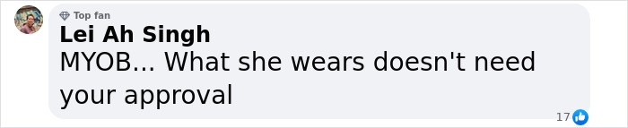 Comment supporting Liu Xiang, former Chinese national athlete, in response to swimsuit criticism. Comment supporting Liu Xiang, former Chinese national athlete, in response to swimsuit criticism.