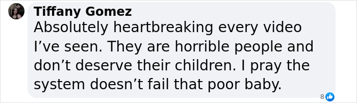 Comment on boy flinching video sparks police investigation against momfluencer.