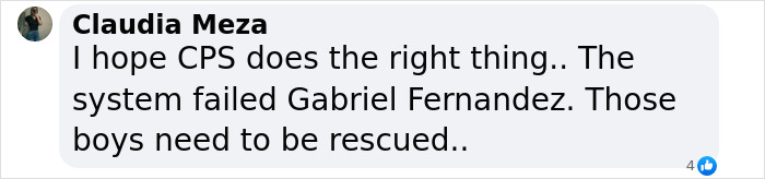 Comment discussing a police investigation related to a momfluencer after a controversial video.