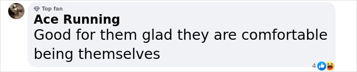 Comment from Ace Running supporting a trans masculine non-binary person with positive feedback.