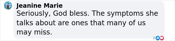 Comment on Nicole Eggert's cancer diagnosis and missed symptoms.
